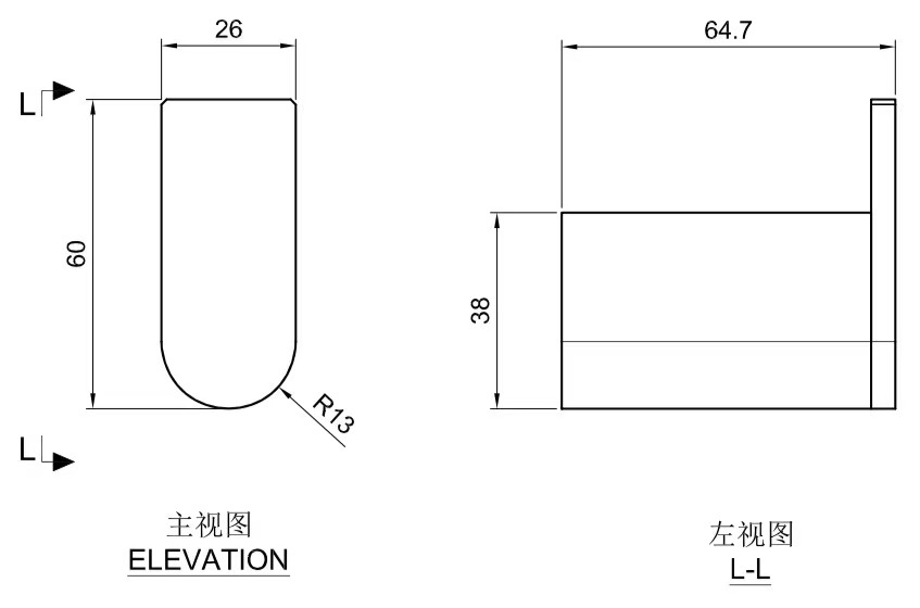 TR-41-B 产品尺寸图
