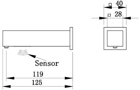 KDE-3961-B 产品尺寸图 2