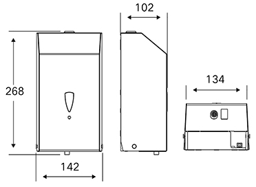 DHE-300 产品尺寸图