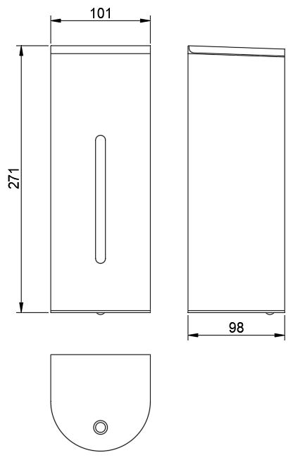 DHE-400 产品尺寸图