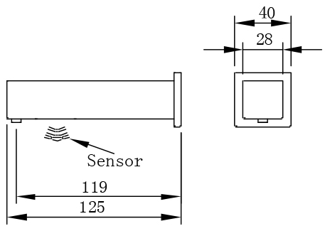 DHE-850 产品尺寸图