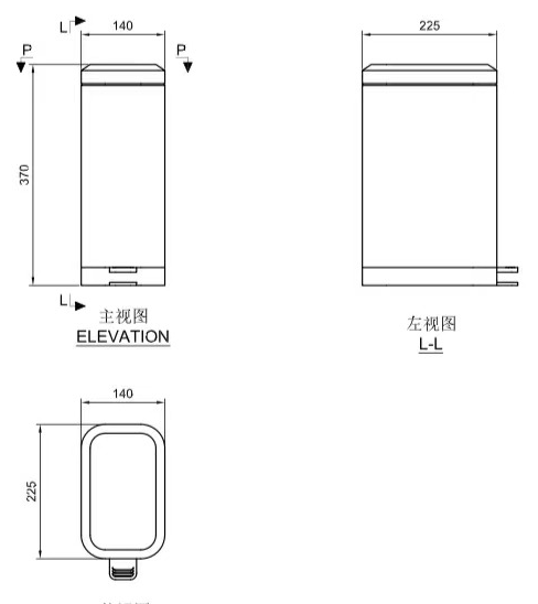 GU-411 产品尺寸图
