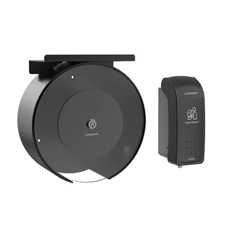 LBT-345-B+DHE-910-B 卷纸箱+厕板消毒器组合